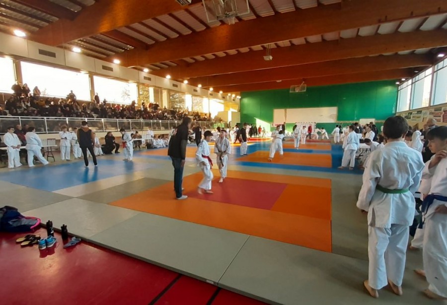 NOS JEUNES JUDOKAS AU TOURNOI INTERCLUBS DE FEURS